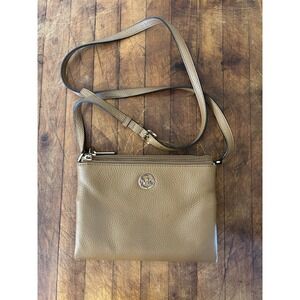 Michael Kors Fulton Acorn Crossbody Bag Leather